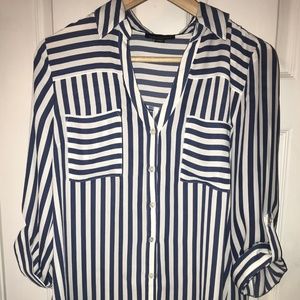 Fortune + Ivy Christelle Button Down Blouse